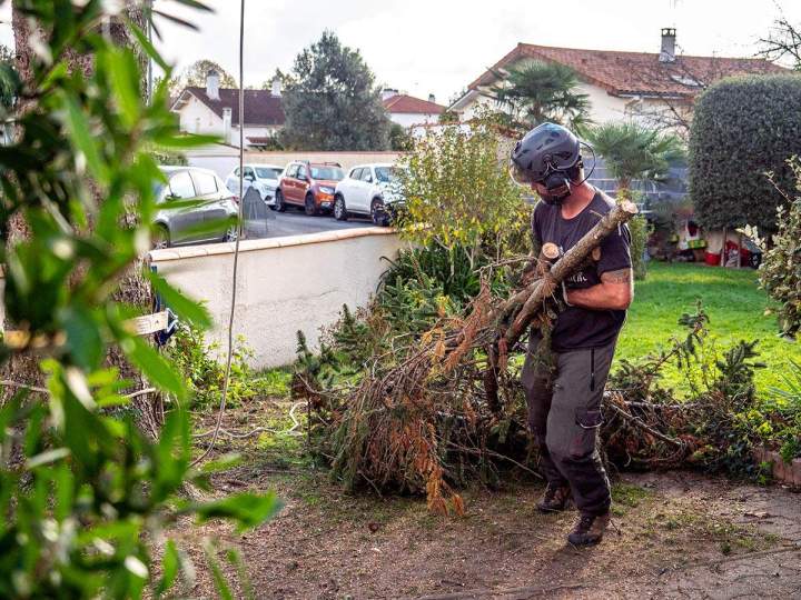 Broyage de déchets verts Pau